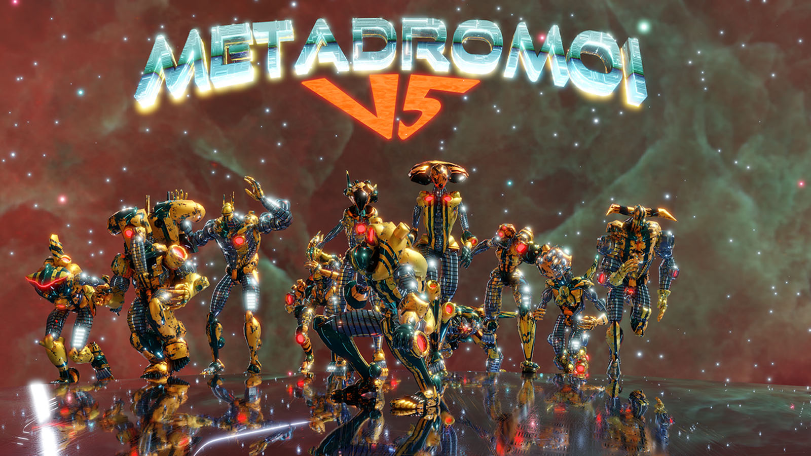 Metadromoi digital character universe